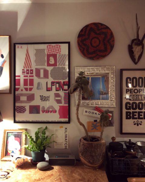 ウォールデコレーション　夜