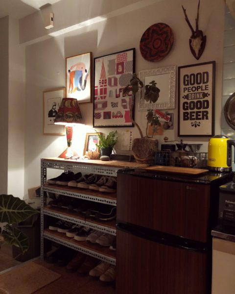 ウォールデコレーション　夜