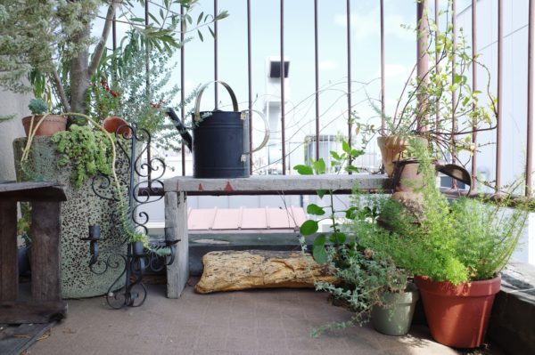 ベランダガーデン　装飾