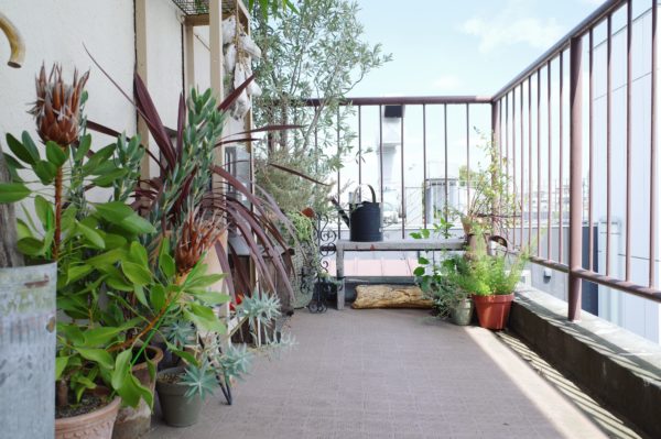 ベランダガーデン　装飾